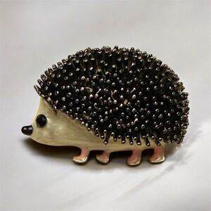 Hedgehog Brooch with